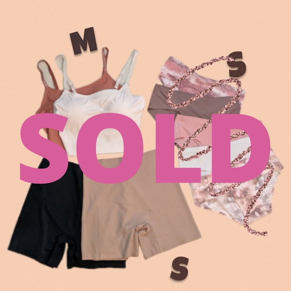 Bra underwear & shorts shapewear set